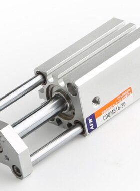 三杆三轴 带双导杆导向薄型气缸CQMB20-30 CDQMB20 25-5 10 20 25