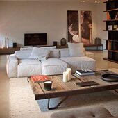 北欧复古铁艺茶几实木茶桌怀旧咖啡桌简约方桌矮桌沙发边几