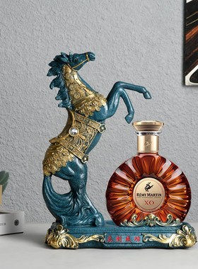 xo洋酒架摆件创意轻奢高u档客厅家居玄关餐边电视柜酒柜装饰品摆