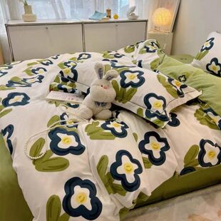 纯棉布料床品面料全棉斜纹宝宝棉布布料清仓处理床单被套加工定做