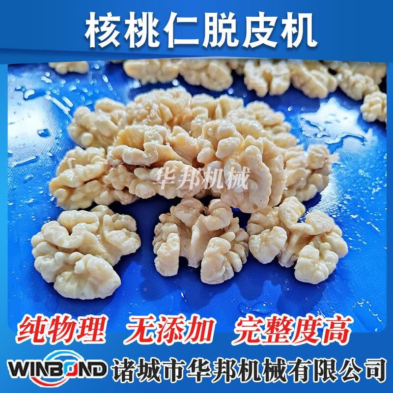 纯物理桃核仁榛子碧果脱机 937根坚皮果果X仁去皮清洗机