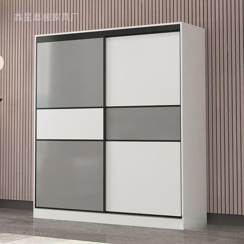 衣柜组合实木靠墙储物柜子简约现代家用卧室简易2023收纳柜衣橱
