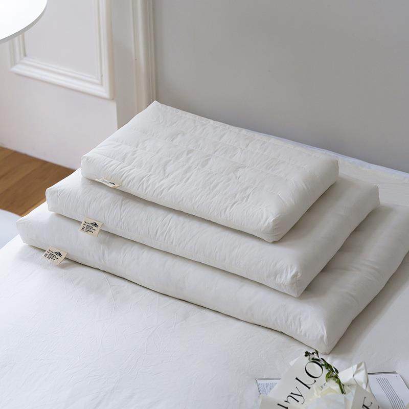 A类婴支BEI富士幼儿可洗60全柔软护颈棉低平枕芯水枕头成人学生儿