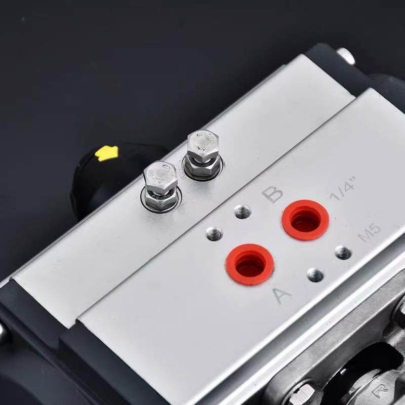 Q611-F16P气动快速切断阀气动切不锈钢三片式球丝扣阀RIP紧急断阀