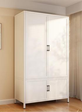 钢制衣柜家卧用铁室出租属房用简易组装皮金组合衣橱衣帽间收YGYG