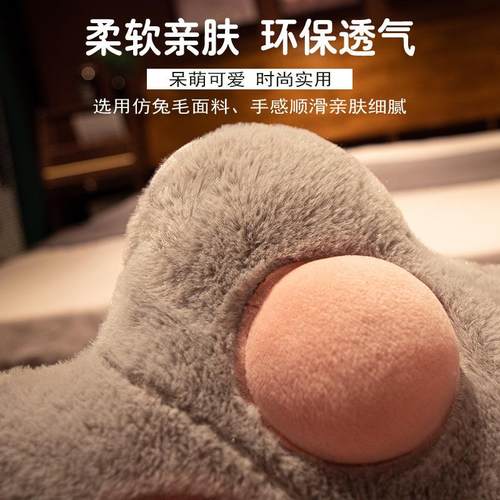 猫爪87681220抱枕被子两用午头休靠枕办公午睡枕空调载毯子二合一