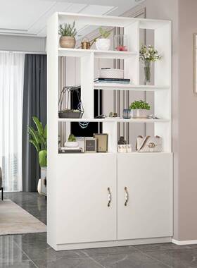 简约隔41613断柜间柜关柜新款一体厅入户风玄客厅遮挡鞋柜屏置物