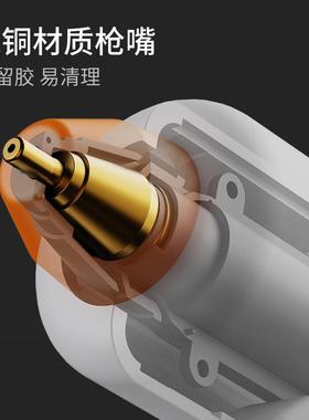 无线锂童电热熔胶枪家用工DIY胶儿手工68130枪热胶枪胶棒3.手6V