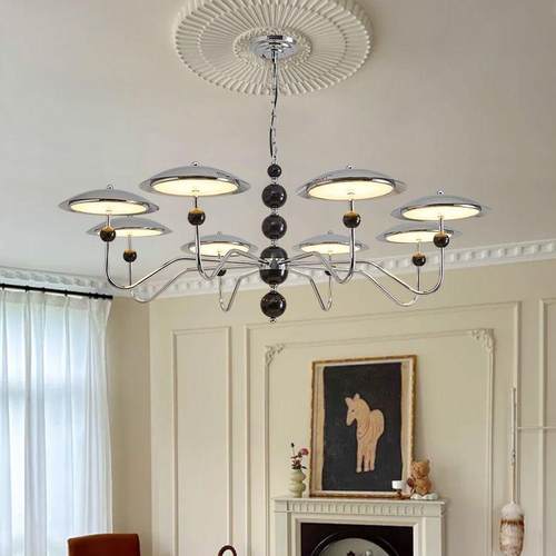 设计具感法复古中古风星轨飞简291碟现代约灯餐厅卧室主式灯客厅