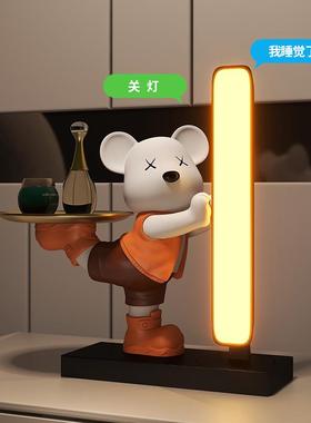 FKD6327暴力乔熊收纳小夜视灯摆客厅电柜玄关装饰品书桌床件头声