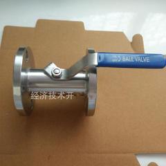 河北镜阀304不锈钢Q靖8981F-416P广式法兰球阀DN15门-150手柄一体
