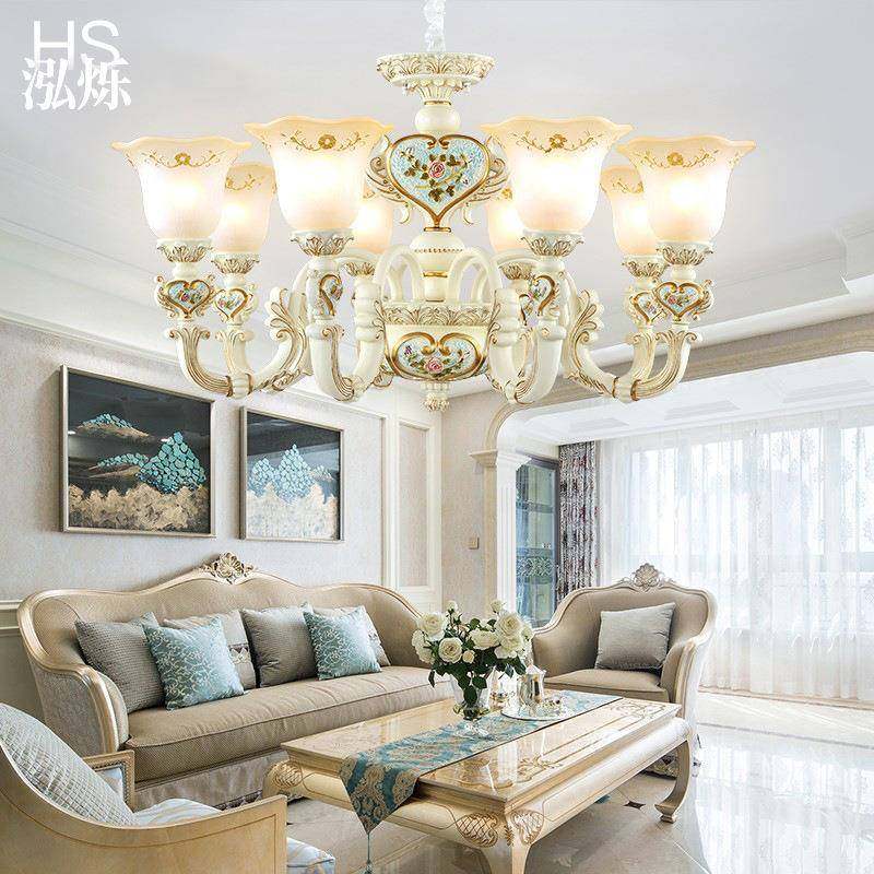 法式田园吊灯欧式大气奢华卧室灯温馨浪漫2025年新款简欧客厅灯