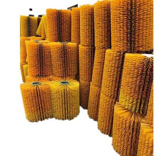 新款牛体刷蹭痒刷硬毛刷头立式旋转牛体牛场专用工具