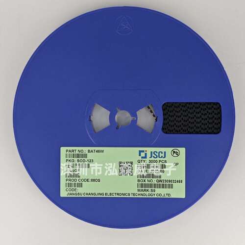 CJ长电长晶BAT42W BAT43W BAT46W S7/S8/S9 SOD123 SOD323 二极管