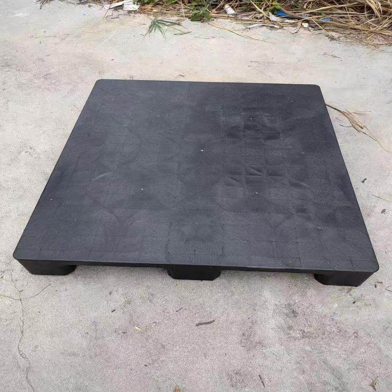 东莞托盘厂家供应深圳电子厂仓库货架塑料卡板全新黑色PP叉车栈板