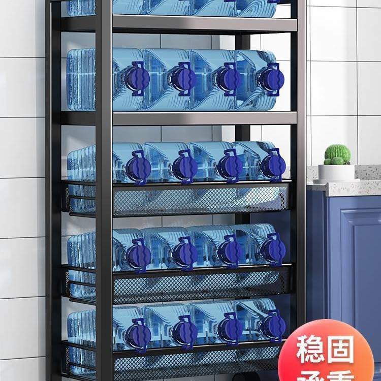 厂家大全收纳架子蔬菜篮家用用品厨房置物架落地多层厂家小浴室不