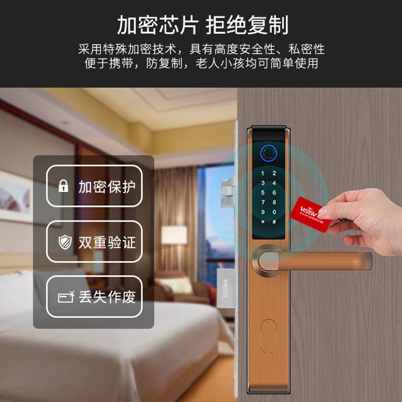 家码用指纹桥锁断铝锁门锁别墅大门智能电子密门F901锁移门密码锁