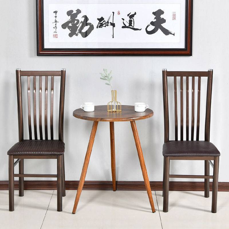 饭店椅子食堂快餐桌靠背椅餐厅烧烤新中式餐椅小吃店椅子酒店餐椅