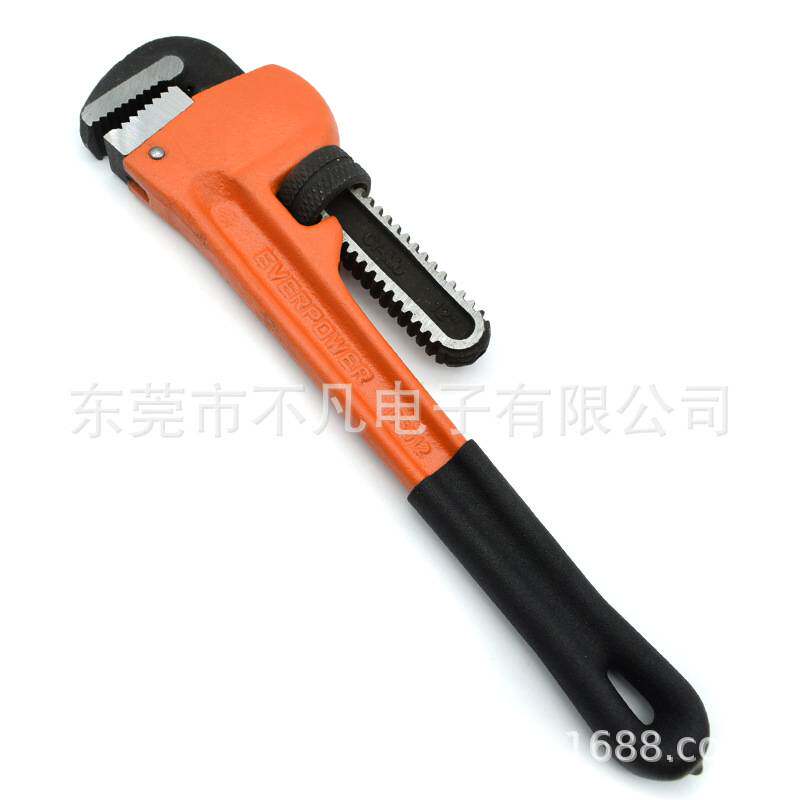 艾威博尔105012重型管子钳家用自紧多功能活动水管钳子管道钳12寸