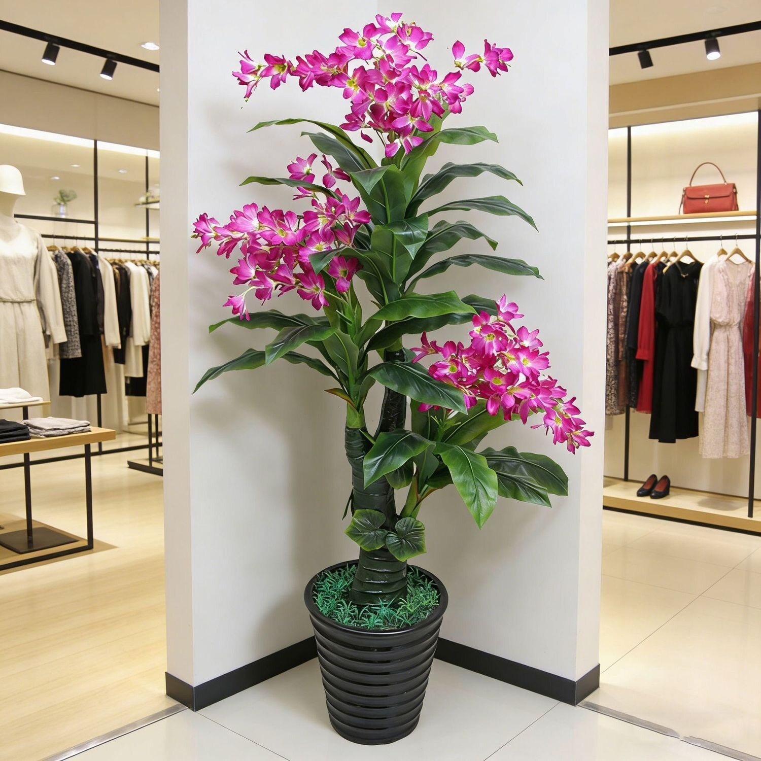仿真仿真植物盆景盆栽牡丹花室内绿植塑料落地假树客厅装饰花大型