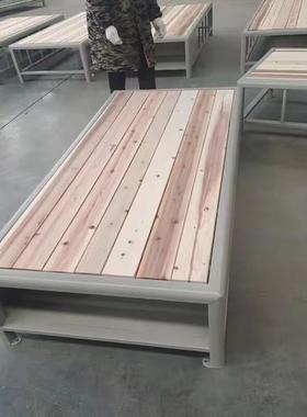 床拘留床具劳所教所监床制单层钢单人铁床室品牌/看守所床床架钢