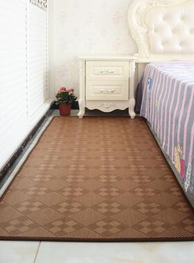 ll夏季藤席地垫冰bbf35887丝日地卧室床边睡觉毯打地铺垫米子坐垫