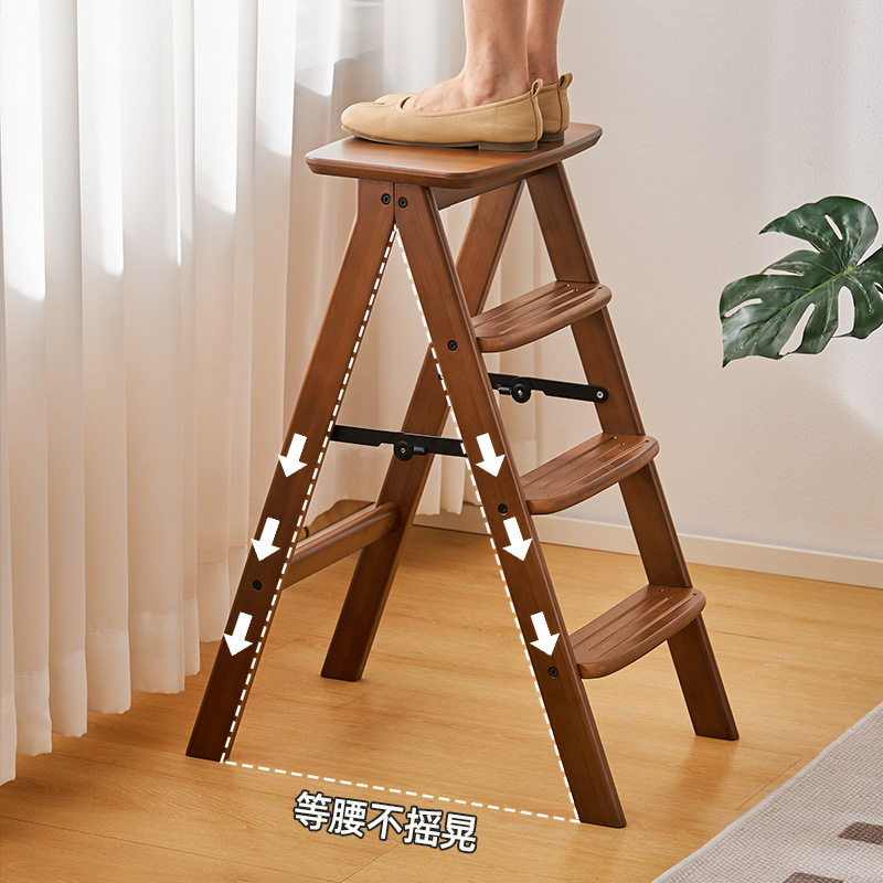 可折叠多功能梯凳家用登高板凳台阶垫脚凳便携式小梯子厨房高脚凳