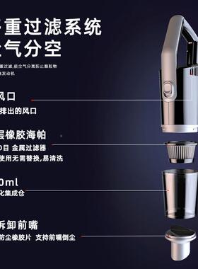车载尘器超强无吸力大功率便携式车两用手持线WUX家小型长续航宠