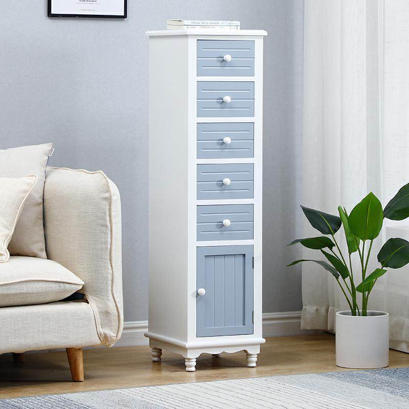 cL7夹缝收纳柜卧室约床头柜25/30m迷超窄实木五斗30柜门你简边柜