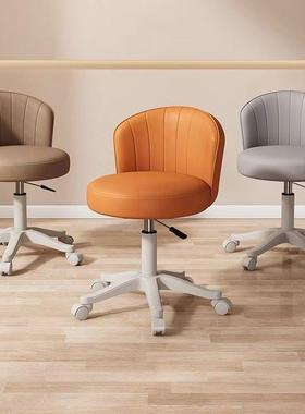 网红化妆椅可旋转卧室QBP妆梳台凳子轻生奢奶油风旋女转化妆凳转