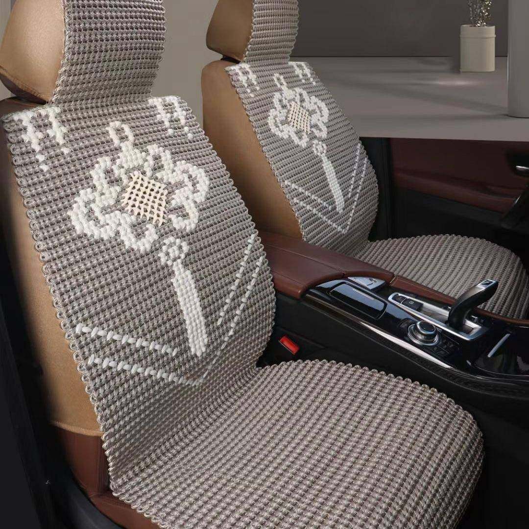 夏季冰新款凉垫编织坐垫汽车夏季凉垫仿手编丝XJF汽车坐垫全包坐,标准件/零部件/工业耗材,车间地垫,淘宝优惠券,粉丝福利购,淘宝优惠卷