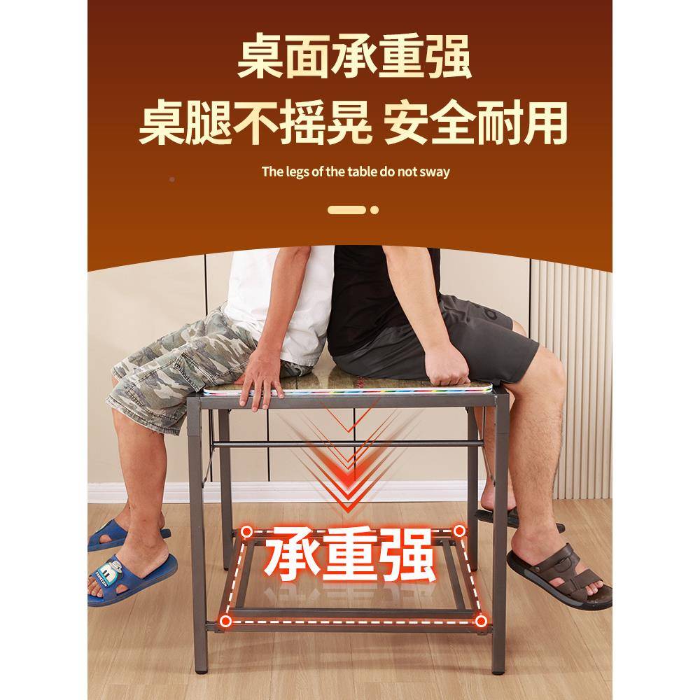藤沐良缘烤火桌季ltao6843子家用折叠烤火牌架取暖桌锈钢多功能冬