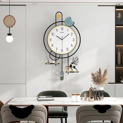 钟表简AL102418挂钟钟客厅20新25款创意大气家用墙上时钟网红现代