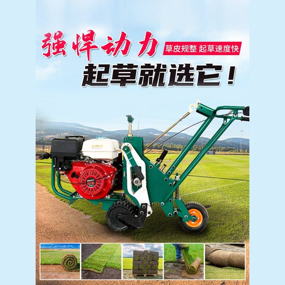 ltao6988多断功能自动切汽油起草坪机手皮推自走式草挖草机