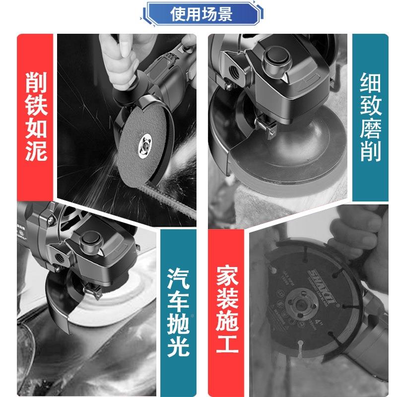 锂削铁日泥削细致磨汽车抛光施家装电工多功891能角磨机电动