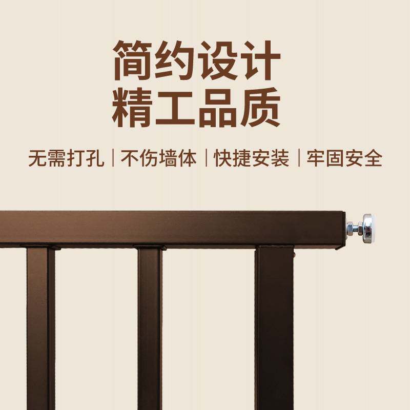儿童宠物防护栏阳台飘窗落地窗家用免打孔窗户栏杆老人安全防护门