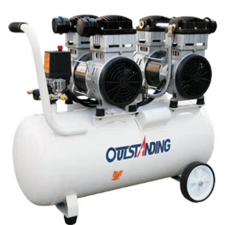 空压机2*500W60小型L静音无油打气泵喷2202*1500W-v装修木工漆气1