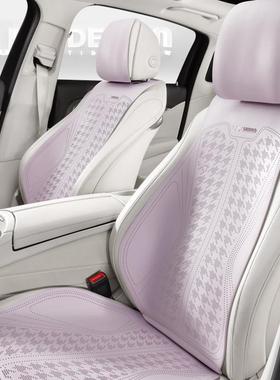 车025新款冬翻毛皮薄款座椅垫女JOR神2网季红保暖座垫通用四季汽