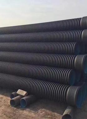 厂家EHDP纹E双壁波管 HDP钢带增强波纹管免费配送收缩套