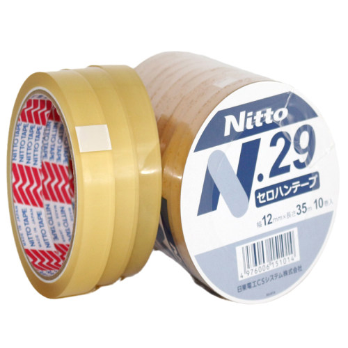 进口日东29 NITTO透明油墨拉力玻璃纸测试胶带  10卷价格