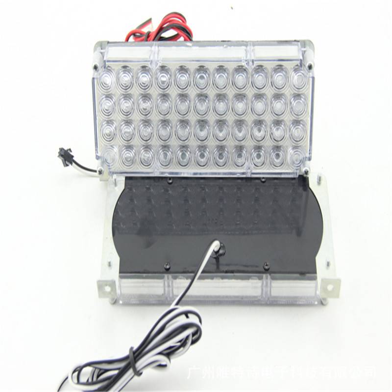 汽车LED爆闪警示灯 一拖二 中网开道安防频闪灯 12V 24V LED-18A
