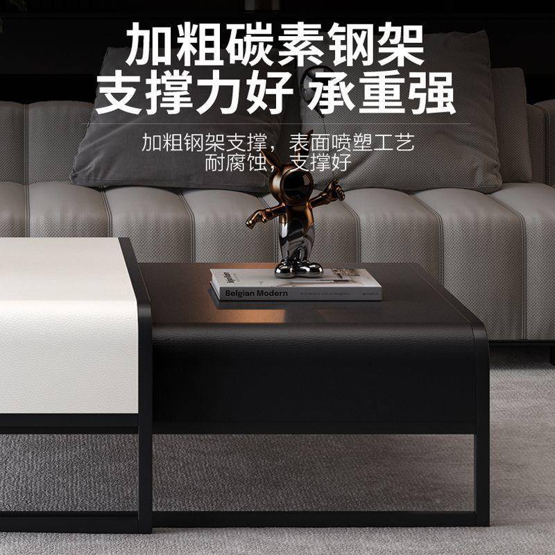 ht轻n现小代新款茶GWM几两家用办公客厅户型意式软包用可伸缩奢茶