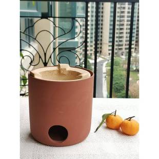 潮州红泥炉火炭炉煮茶炉围炉煮茶壶炉套粗陶罐罐茶壶炉炭电两