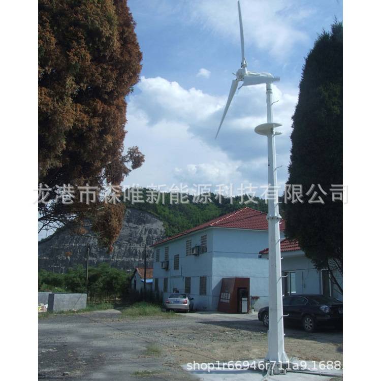 2千瓦偏航风力发电机2KW变浆风力涡轮机家用2KW变浆距风力发电机