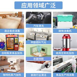 商用高温蒸汽发生器即热式清洁机部件电加热蒸汽发热体套装