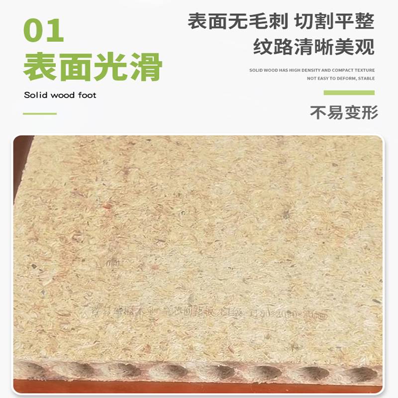厂家直供桥洞力学空心刨花板实木板木门门填充隔音散热E1家居木板