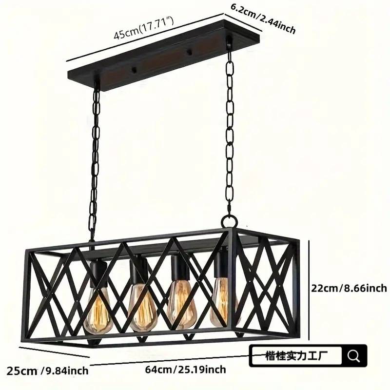 中山灯具吸顶灯家装灯饰铁艺吊灯餐厅吊灯灯灯罩客厅枝形吊灯卧室