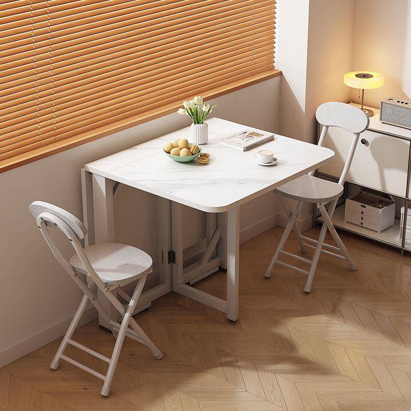 简易可折叠桌子餐桌家用小户型出租房长方形便携式摆摊小方桌饭桌