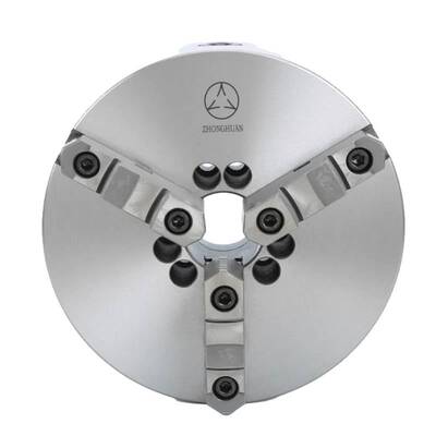 数控车床众环三爪卡盘K11325C/A16短锥自定心卡盘含卡爪扳手螺丝