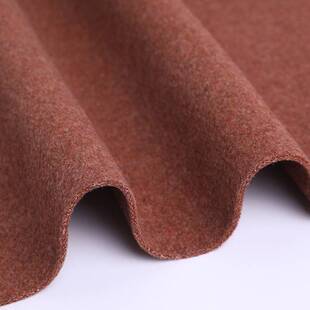 新款毛呢面料 双面羊毛面料 羊绒大衣时装面料全毛双面呢